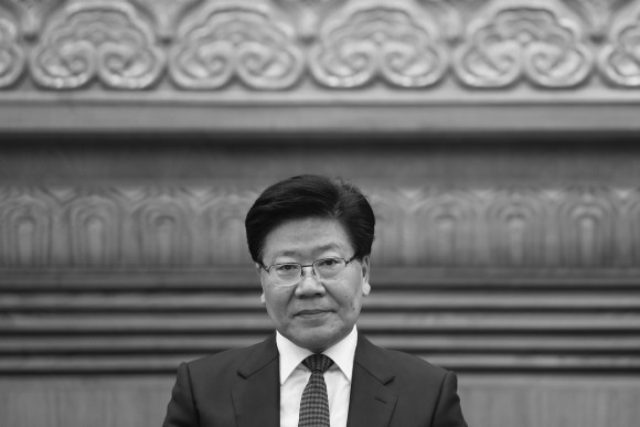 Бывший партийный секретарь Синьцзяна Чжан Чуньсянь. Фото: Lintao Zhang/Getty Images