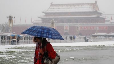 Погода в Китае. Фото: WANG ZHAO/AFP/Getty Images