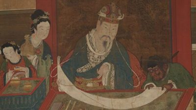 Один из «Десяти владык ада», династия Мин   Public Domain