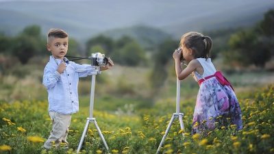 мальчик и девочка фотографы