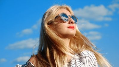 женщина очки мода