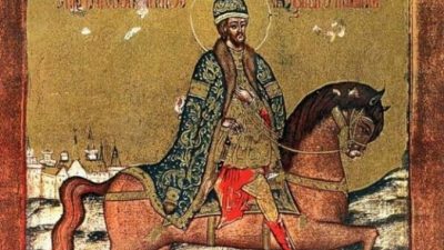 Александр Невский. Фрагмент иконы неизвестного автора. Фото: commons.wikimedia/Public Domai