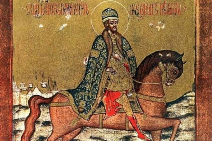 Александр Невский. Фрагмент иконы неизвестного автора. Фото: commons.wikimedia/Public Domai