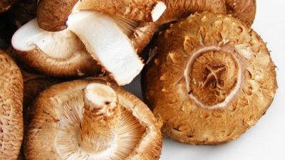 Согласно мнению учёных, вещество, содержащееся в японском грибе шиитаке, может оказаться эффективным средством лечения рака шейки матки. Фото: commons.wikimedia.org