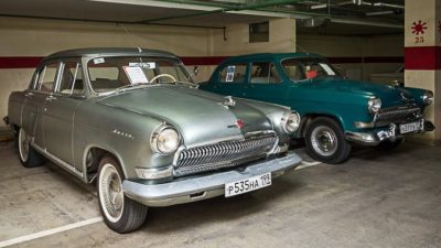 Автомобиль Волга ГАЗ 21 УС 1968 г. выпуска. Выставка ретро автомобилей  Old Cars & Motos в Рязани. Фото: Сергей Лучезарный/Великая Эпоха