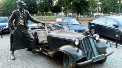 Памятник Юрию Никулину на Цветном бульваре в Москве. Фото: Тара-Амингу/ru.wikipedia.org/Public Domain