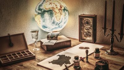 Письменный стол. Изображение FelixMittermeier с сайта Pixabay