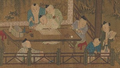 Фрагмент картины «Играющие дети», Су Ханьчен, династия Сун/Public Domain