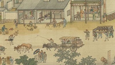 По реке в день поминовения усопших», династия Цин/Public Domain