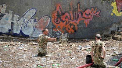 Наводнение в Тбилиси. Фото: VANO SHLAMOV/AFP/Getty Images
