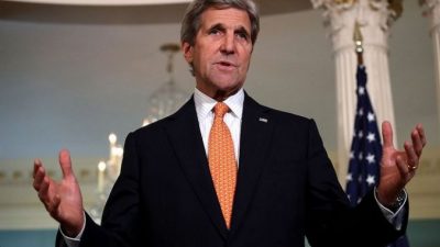 Глава госдепартамента Соединённых Штатов Джон Керри. Фото:  Win McNamee/Getty Images
