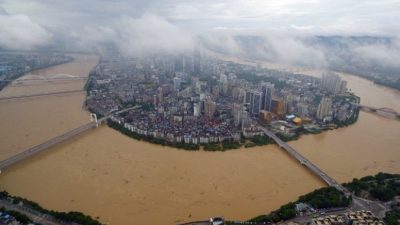 Наводнения в южном Китае. Район Гуанси. Июль 2016 года. Фото: STR/AFP/Getty Images