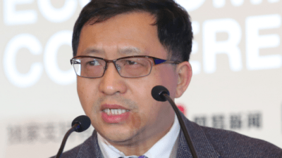 Фан Биньсин на конференции в 2015 году (Netease)