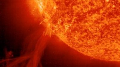 Вспышка на Солнце. Фото: SOHO /ESA /NASA /Getty Images