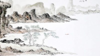 Китайский пейзаж, тушь. Sun Mingguo/Epoch Times