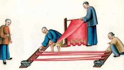 Производство шёлка в древнем Китае. Фото: Public Domain