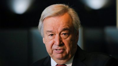 Генеральный секретарь ООН Антониу Гутерриш, Нью-Йорк, штат Нью-Йорк, 18 июня 2021 года. Фото: Andrew Kelly / Reuters