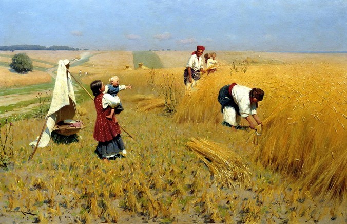 Н. К. Пимоненко. Жатва на Украине. 1896. Фото: wikipedia.org/общественное достояние