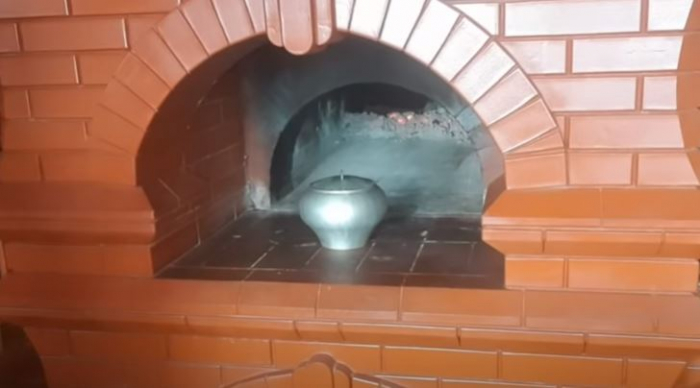 Рецепт каши, горшок