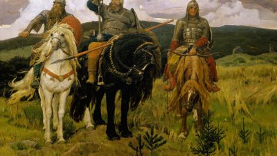 Виктор Васнецов «Богатыри», 1898 год, общественное достояние