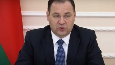 Премьер-министр Республики Беларусь Роман Головченко. Скриншот/АТН: новости Беларуси и мира/youtube.com