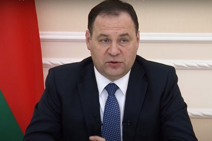 Россия и Белоруссия решили совместно развивать промышленность и сельское хозяйство Премьер-министр Республики Беларусь Роман Головченко. Скриншот/АТН: новости Беларуси и мира/youtube.com