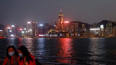 Общий вид центрального финансового района Гонконга, 11 марта 2021 г. Tyrone Siu/Reuters