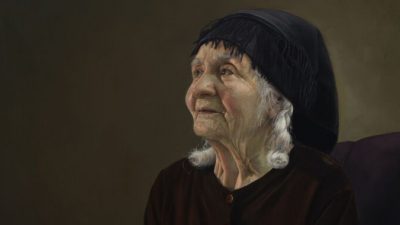 «Даапир», 2017, иранская художница Марджан Абедян. Масло на холсте; 29 3/4 дюйма на 20 1/4 дюйма. Обладатель премии Portraiture Award (второе место) на «15-й Международной выставке салонов ARC (2020–2021)». (Любезно предоставлено ARC)