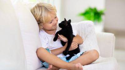 Недавние исследования показали, что домашние животные в доме защищают детей от аллергии, и эта защита увеличивается с увеличением количества домашних животных. (FamVeld / Shutterstock)