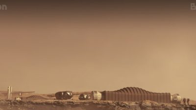 Пример среды обитания Mars Dune Alpha на Марсе в августе 2021 г. ICON / NASA через AP