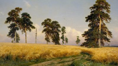 Фото: «Рожь», 1878 г., Иван Шишкин. Масло на холсте; 42,1 дюйма на 73,6 дюйма. Третьяковская галерея. (Всеобщее достояние)