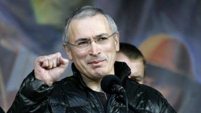 Михаил Ходорковский на Майдане в Киеве, Украина, 9 марта 2014 г. (ВО Свобода, via Wikimedia Commons)