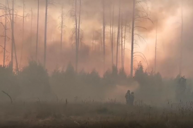 Пожарные в Мордовии смогли вырваться из огненного кольца (видео) 33.mchs.gov.ru/CC BY 4.0