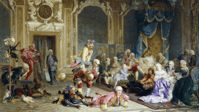 Валерий Иванович Якоби «Шуты при дворе императрицы Анны Иоанновны», 1872 год.