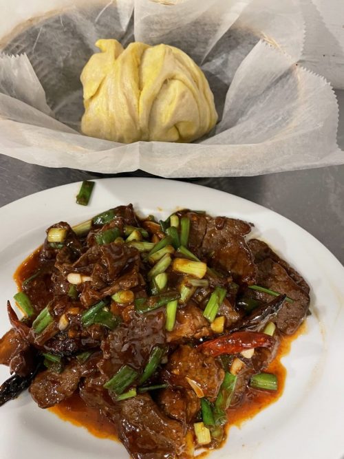 Як Шаптак - обжаренное на сковороде солёное мясо яка