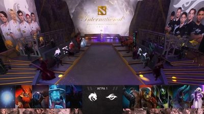 Чемпионат по компьютерной игре Dota-2 (Cкриншот /youtube)