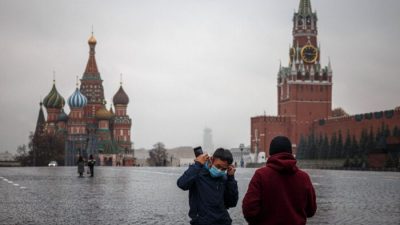 Мужчины на Красной площади