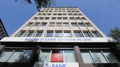 Здание банка Banque et Caisse d’Epargne de l’Etat (BCEE) в Люксембурге, 29 августа 2017 г. (Photo by LUDOVIC MARIN/AFP via Getty Images)