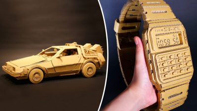Японская художница превращает картонные коробки в произведение искусства. Фото любезно предоставлено Monami Ohno