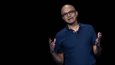Сатья Наделла, главный исполнительный директор Microsoft. Фото: Drew Angerer/Getty Images)