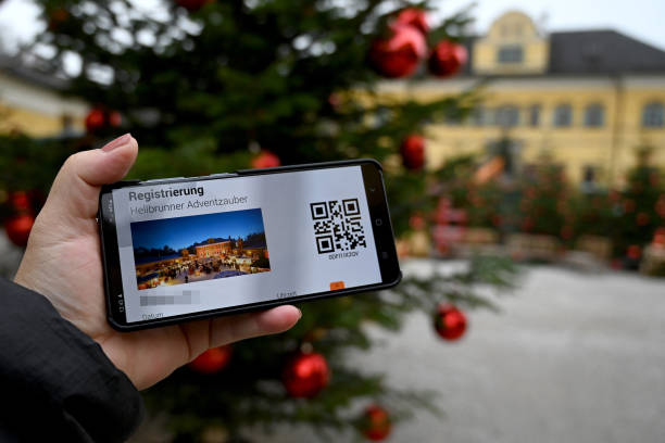QR-код. Фото: BARBARA GINDL/APA/AFP via Getty Images)