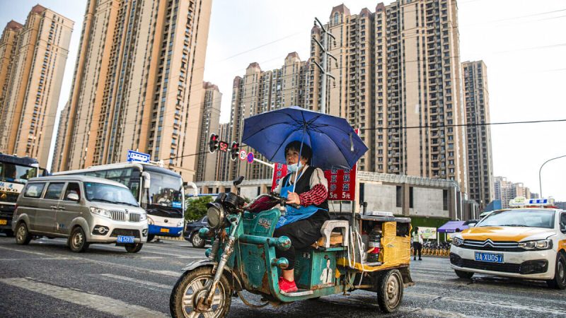 Чанкинское сообщество Evergrande в Ухане, провинция Хубэй, Китай. Фото: Getty Images
