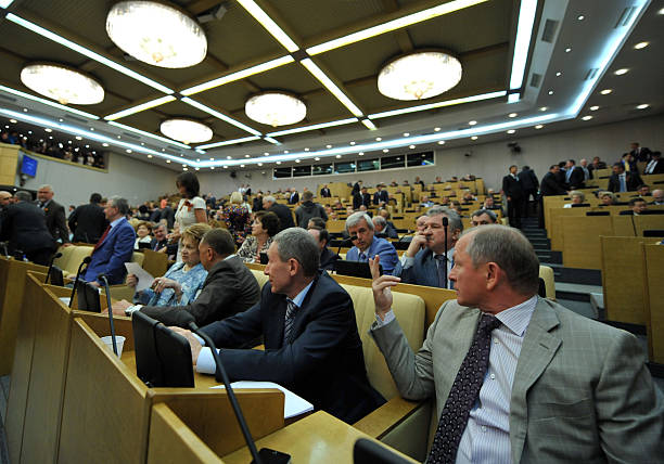 Фото: Заседание Госдумы. (YURI KADOBNOV/AFP/GettyImages)