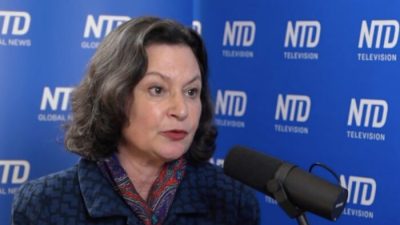 Мэри Эберштадт в интервью NTD Capitol Report, которое транслировалось 29 декабря 2021 г. Фото: Screenshot via The Epoch Times