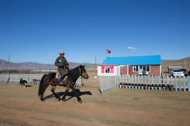 Монгольский всадник. Фото: BYAMBASUREN BYAMBA-OCHIR/AFP via Getty Images