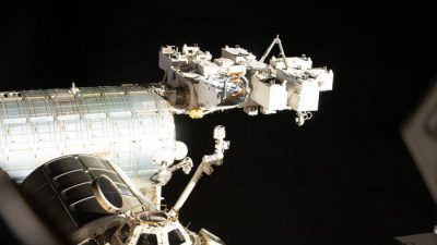 Через год после возвращения астронавтов на Землю разрушение эритроцитов было на 30% выше, чем до полёта. (Image: via NASA.) 
