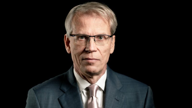 Доктор Мартин Кулдорф, эпидемиолог и статистик. 11 февраля 2022 года. (Samira Bouaou/The Epoch Times) 