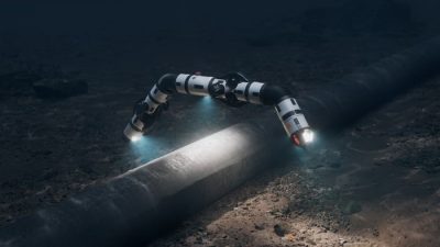 Транспортные средства Eelume представляют собой самоходные, автономные роботы-манипуляторы, чьё тонкое и гибкое тело может перемещаться на большие расстояния и выполнять подводную осмотр, техническое обслуживание и ремонт в ограниченном пространстве, недоступном для обычных подводных аппаратов. Фото: via eelume.com