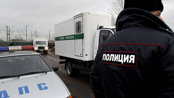 Полиция. России. (OLGA MALTSEVA/AFP via Getty Images)