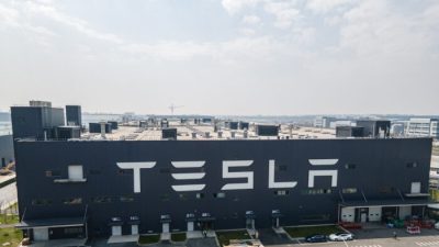 Tesla Shanghai Gigafactory в Шанхае, Китай, 29 марта 2021 года. Фото: Xiaolu Chu/Getty Images